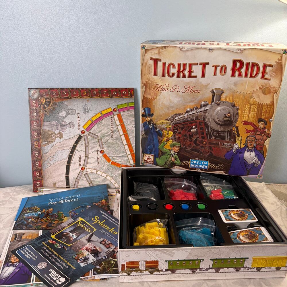 Ticket to Ride Board Game Complete Strategy Game - Picture 3 of 3